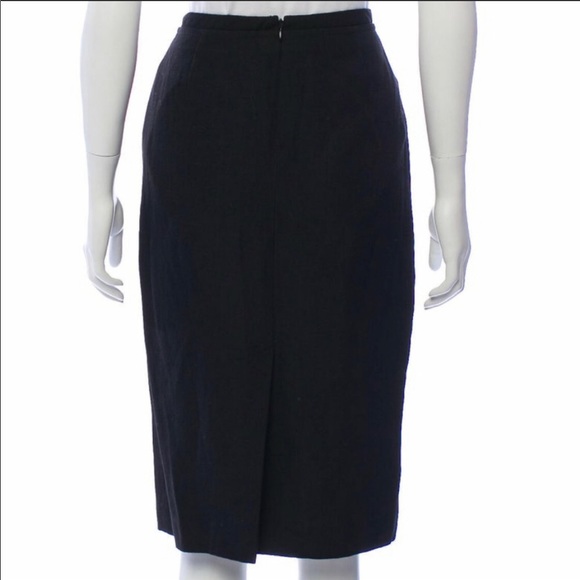 Like new! Vera Wang Wool/Linen Pencil Skirt - Picture 2 of 8